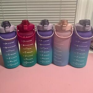 Gradient Water Bottle Set - Multicolor